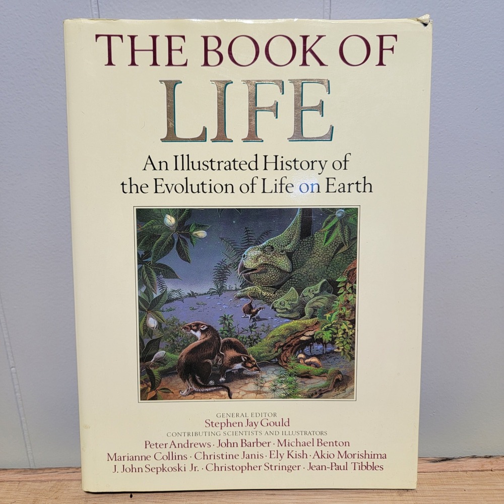The Book of Life Illustrated History Evolution Stephen Jay Gould Hardcover 1993